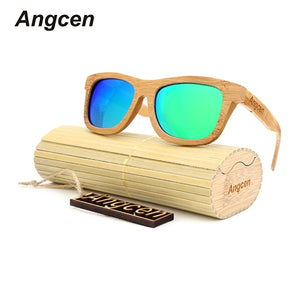 Bamboo Sunglasses for Men or Women - Polarized Retro