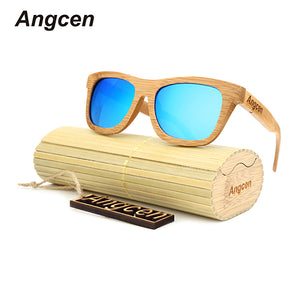 Bamboo Sunglasses for Men or Women - Polarized Retro