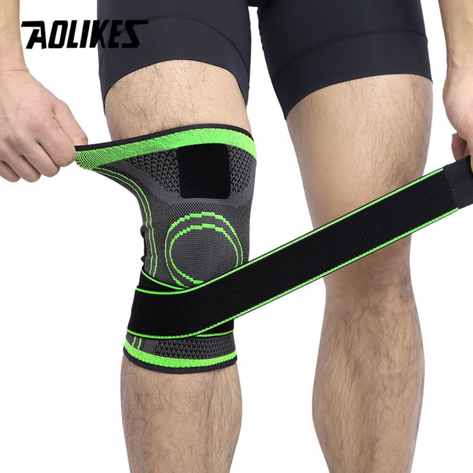 Protective Knee Support Wraps - Brace Yourself for Basketball, Tennis, Cycling and More