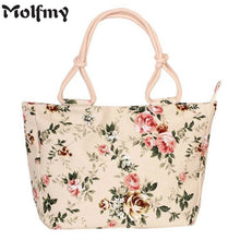 Load image into Gallery viewer, Casual Fashion Women&#39;s Handbag Totes - Beautiful Flower Prints for the Beach and More