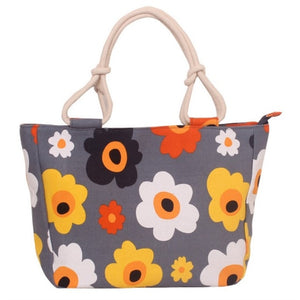 Casual Fashion Women's Handbag Totes - Beautiful Flower Prints for the Beach and More
