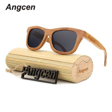 Load image into Gallery viewer, Bamboo Sunglasses for Men or Women - Polarized Retro